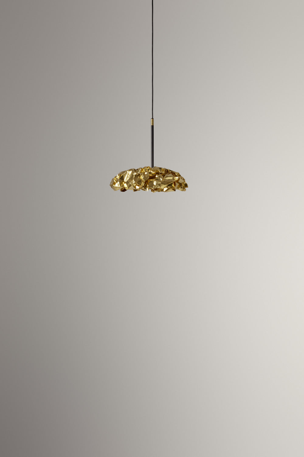 BRASS MODUL CREASED 1 X 10W-16W Hanging lamp