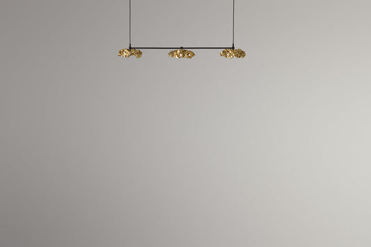 BRASS MODUL CREASE 3X3W Hanging lamp