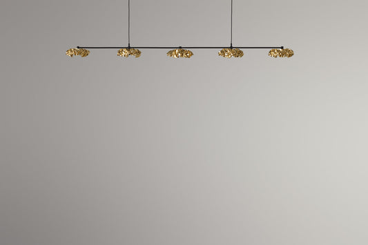 BRASS MODUL CREASE 5X3W Hanging lamp
