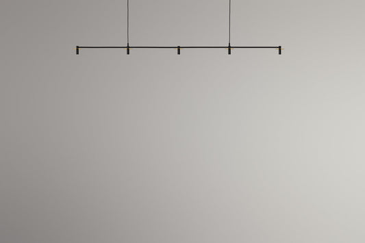 BRASS MODULE 5X3W Hanging lamp